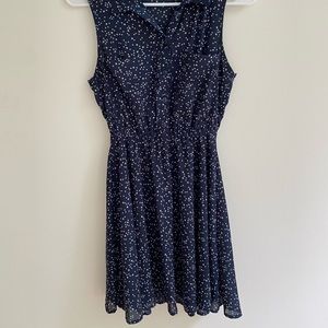 H&M Navy with Stars Dress